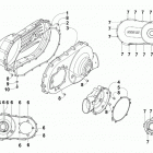 ALTERRA TRV XT EPS T3 BLACK [A2019TKW1P3TQ] Clutch side engine covers [300311]