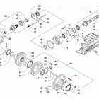 ALTERRA TRV 700 T3 BLACK [A2019THT4E3TP] Front drive gearcase assembly [301268]