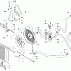 ALTERRA 450 RED [A2019KAK4CUSM] Cooling assembly [303513]