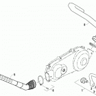 ALTERRA 150 RED [A2019KYC2BUSM] Kick starter and cooling duct assembly [89376]