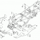 ALTERRA TBX 700 EPS GRAY [A2019BAT1PUSI] Frame, taillight, and related parts [303038]