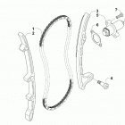 ALTERRA TRV XT EPS T3 BLACK [A2019TKW1P3TQ] Cam chain assembly [300149]