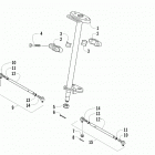 DVX 90 GREEN [A2019KSB2BUSX] Steering post assembly [92721]