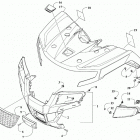 ALTERRA 700 GRAY [A2019XAT4EUSI] Front body panel and headlight assemblies [303008]