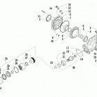 ALTERRA 700 MUD PRO LTD EPS BLUE [A2019MLT1PUSE] Rear drive gearcase assembly [100344]