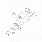 ALTERRA 700 MUD PRO LTD EPS BLUE [A2019MLT1PUSE] Instrument pod assembly [303140]