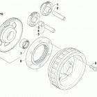 ALTERRA TRV XT EPS T3 BLACK [A2019TKW1P3TQ] Starter clutch assembly [300331]