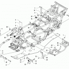 ALTERRA TRV 700 XT EPS T3 BLUE [A2019TKT1P3TE] Frame and related parts [301981]