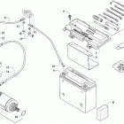 ALTERRA TRV 700 T3 BLACK [A2019THT4E3TP] Battery and starter assembly [302997]