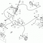 ATV ALTERRA 450 T3 BLUE [A2019KAK4C3TE] Hydraulic brake assembly [303532]