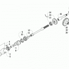 ALTERRA TRV XT EPS T3 BLACK [A2019TKW1P3TQ] Secondary drive assembly [303006]