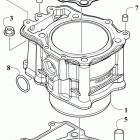 ATV ALTERRA 700 T3 BLACK [A2019XAT4E3TP] Cylinder assembly [300291]