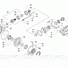 ATV ALTERRA 450 T3 BLUE [A2019KAK4C3TE] Front drive gearcase assembly [303310]