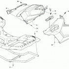 ALTERRA TRV 700 T3 BLACK [A2019THT4E3TP] Front rack and side panel assemblies [302702]