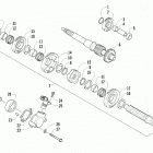 ATV ALTERRA 400 LOF RED [A2019KAG4BLFR] Secondary transmission assembly [303362]