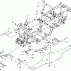 ALTERRA TBX 700 EPS T3 BLACK [A2019BAT1P3TP] Frame, taillight, and related parts [303222]