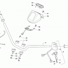 ALTERRA 150 RED [A2019KYC2BUSM] Handlebar and controls assembly [302222]
