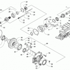ALTERRA 700 MUD PRO LTD EPS BLUE [A2019MLT1PUSE] Front drive gearcase assembly [303142]
