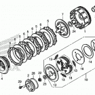 TRX250TM1 Сцепление