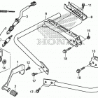 TRX420TM1 A Педали и подножки
