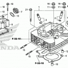 TRX250X AC Головка цилиндров