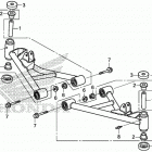 TRX90X AC Передняя подвеска