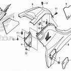 TRX420TM1 A Side cover@tank cover