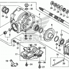 TRX250X AC Редуктор задний
