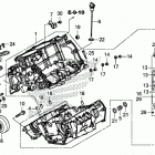 SXS1000M5D A Картер двигателя