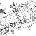 SXS500M 2AC Передняя крышка картера