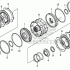 SXS700M2 A Сцепление (2-3)