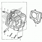 TRX90X AC Головка цилиндров