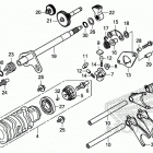 SXS1000M5D A Вал и вилки  коробки передач