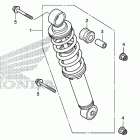 TRX90X AC Задние амортизаторы