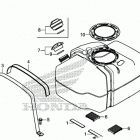 SXS1000M5D A Топливный бак