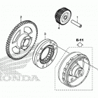 TRX420TM1 A Пусковой механизм