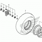 TRX250X AC Переднее колесо