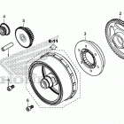 SXS1000M5D A Муфта стартера