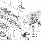 TRX420TM1 A Front knuckle@front drive