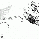 SXS500M 2AC Front grille@front bumper