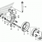 TRX90X AC Knuckle@front brake panel