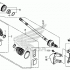 SXS1000M5D A Передний  привод и кулак поворотный