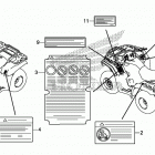 TRX420TM1 A Лейбл предостережения