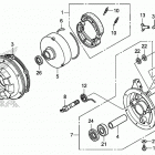 TRX90X AC Задний тормоз