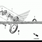TRX250X AC Масляный насос