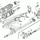 TRX420TM1 A Gearshift fork (2)