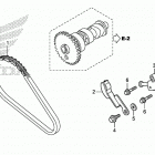 SXS500M 2AC Цепь ГРМ и натяжитель