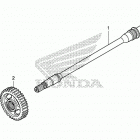 SXS700M2 A Вал ведущий