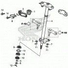 TRX250TM1 Рулевой вал