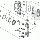 SXS700M2 A Передний суппорт